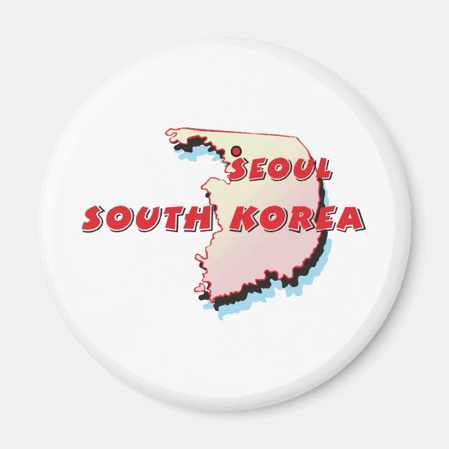 Südkorea Magnet (Vorne)