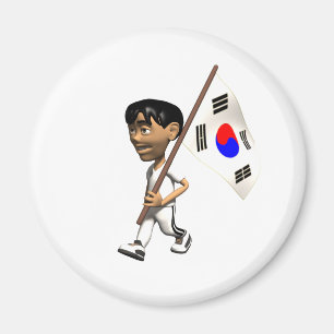 Südkorea-Magnet Magnet
