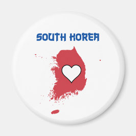 Südkorea Mappnet Magnet