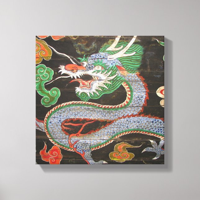Südkorea Namdaemun Sungnyemun Dragon Leinwanddruck (Vorderseite)