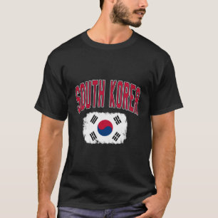 Südkorea - Nationale Vielfalt erschüttert Flaggens T-Shirt