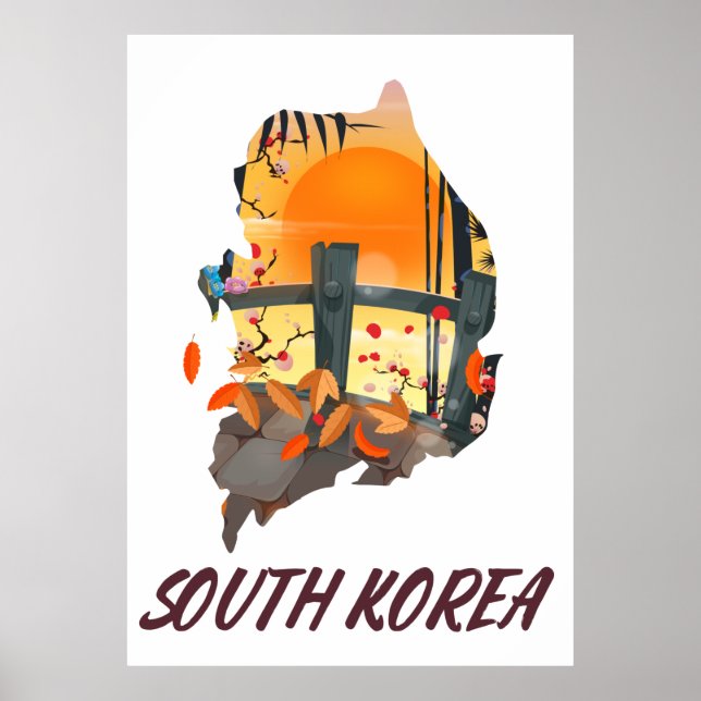 Südkorea Poster (Vorne)