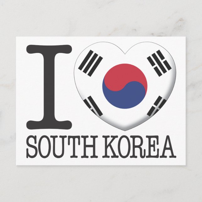 Südkorea Postkarte (Vorderseite)