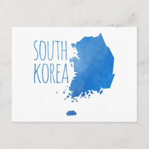 Südkorea Postkarte