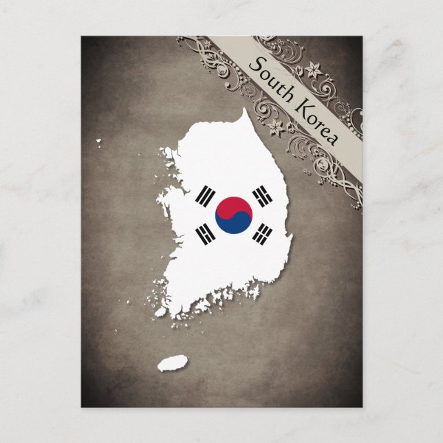 Südkorea Postkarte (Vorderseite)