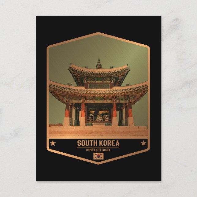 Südkorea Postkarte (Vorderseite)
