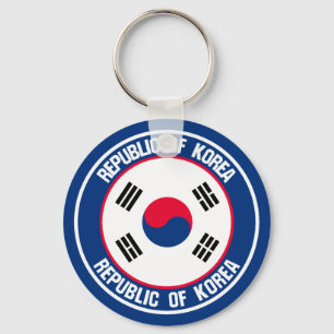 Südkorea-Runde Schlüsselanhänger