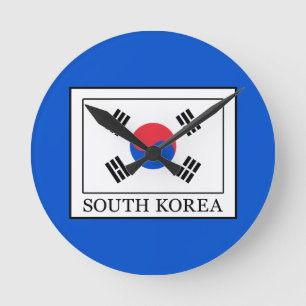 Südkorea Runde Wanduhr