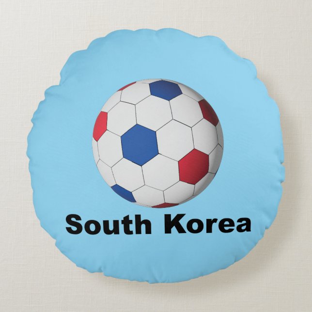Südkorea Rundes Kissen (Vorderseite)