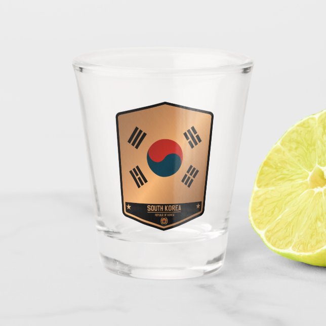 Südkorea Schnapsglas (Vorderseite)