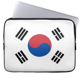 Südkorea Seoul Asien Koreanische Flagge Reise Laptopschutzhülle