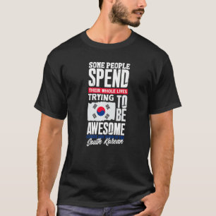 Südkorea Südkoreanische Flagge Funny QL T-Shirt