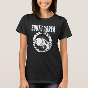 Südkorea Tischtennis Koreanischer Ping-Pong-Suppo T-Shirt
