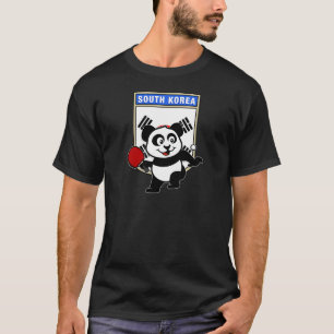 Südkorea Tischtennis Panda T-Shirt