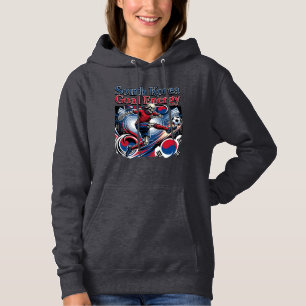 Südkorea Tor Energie Skelett Stürmer Nationen B Hoodie