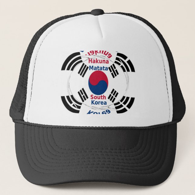 Südkorea Truckerkappe (Vorderseite)
