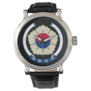 SÜDKOREA* Wappen-Uhr Armbanduhr