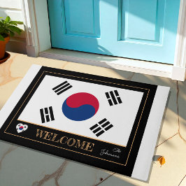 Südkorea - Willkommen bei der koreanischen Flagge Fußmatte