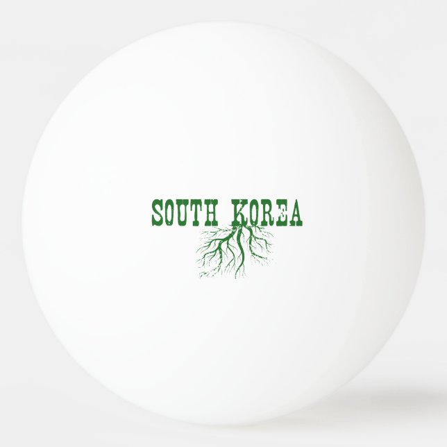 Südkorea-Wurzeln Tischtennisball (Vorderseite)