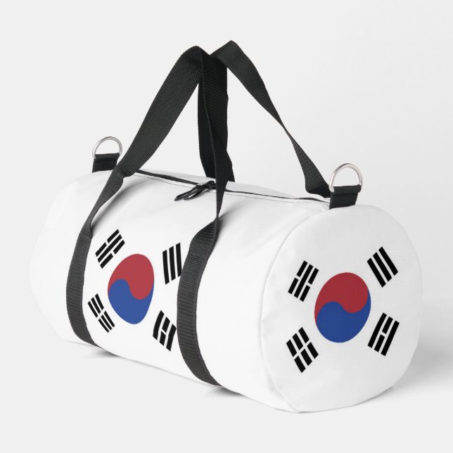 Südkoreaflagge Duffle Bag (Linke Seite)
