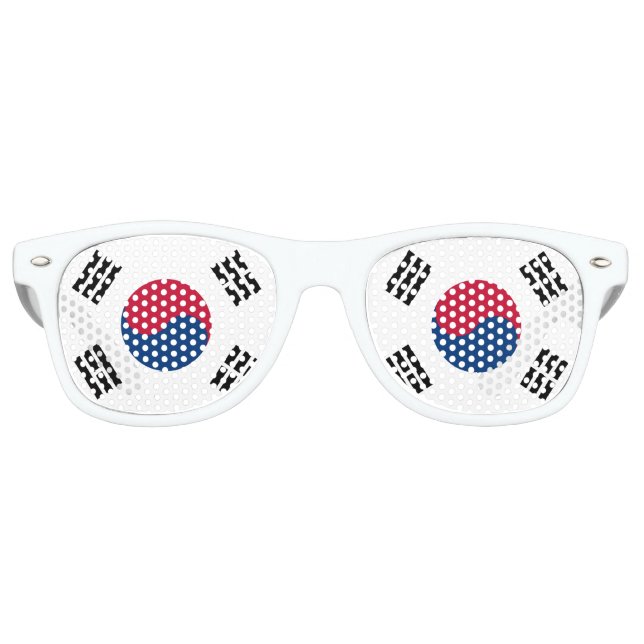 Südkoreaflagge Sonnenbrille (Vorderseite)