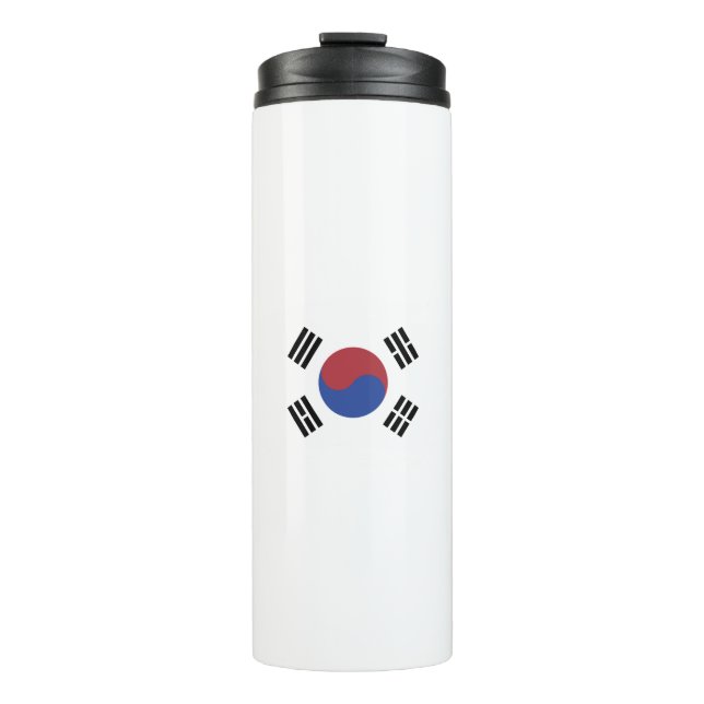 Südkoreaflagge Thermosbecher (Vorderseite)