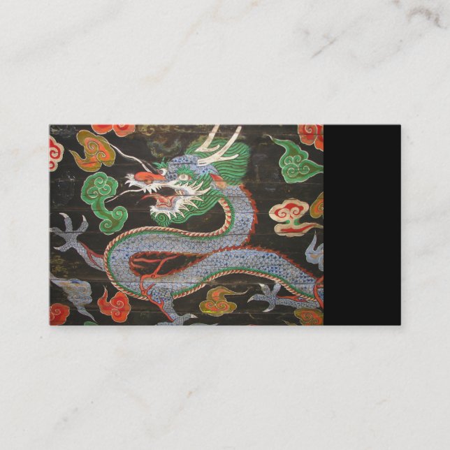 Südkoreanische Drache-Kunst Namdaemun Sungnyemun Visitenkarte (Vorderseite)