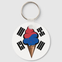 Südkoreanische Eisflagge