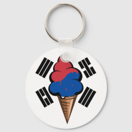 Südkoreanische Eisflagge Schlüsselanhänger