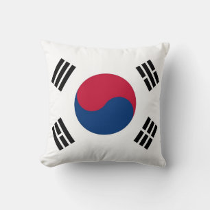 Südkoreanische Flagge auf amerikanischem MoJo-Pill Kissen