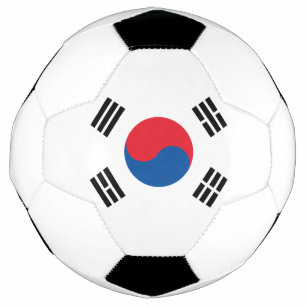 Südkoreanische Flagge Fußball