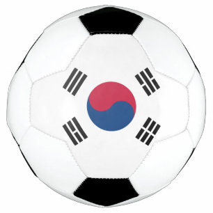Südkoreanische Flagge Fußball