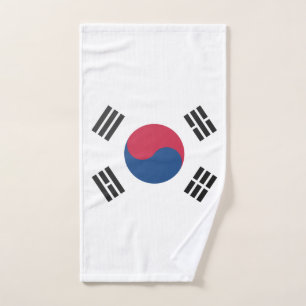 Südkoreanische Flagge Handtuch
