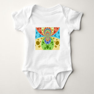 Südkoreanische Flagge Inspiriert Abstrakte Kunstdr Baby Strampler