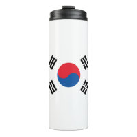 Südkoreanische Flagge ohne Grenzen