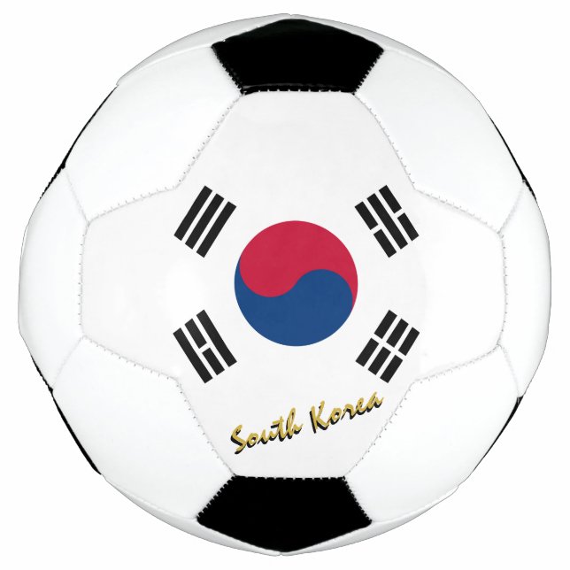 Südkoreanische Flagge / Sport Fußball (Vorderseite)
