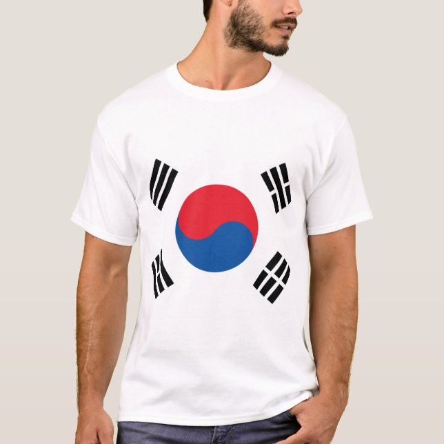 Südkoreanische Flagge T-Shirt (Vorderseite)