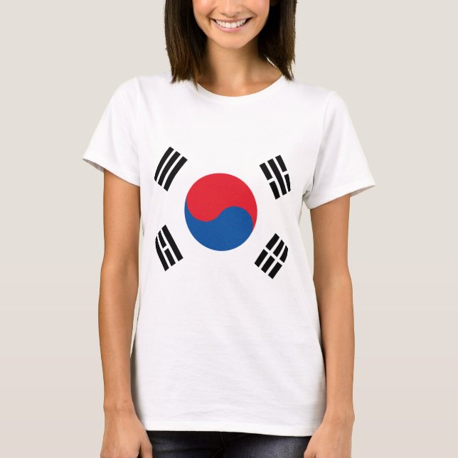 Südkoreanische Flagge T-Shirt (Vorderseite)