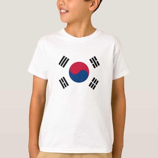 Südkoreanische Flagge T-Shirt (Vorderseite)