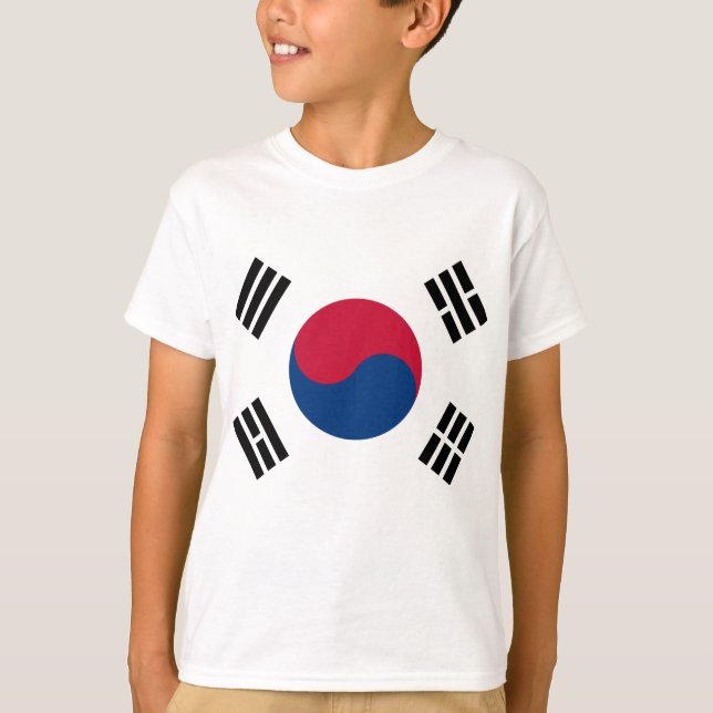 Südkoreanische Flagge T-Shirt (Vorderseite)