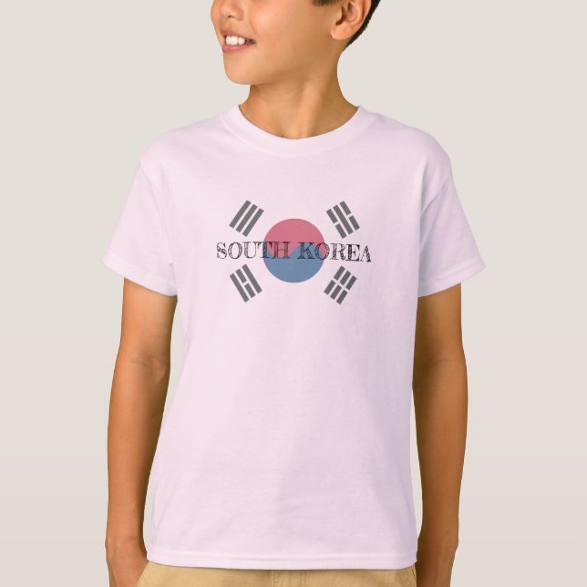 Südkoreanische Flagge T-Shirt (Vorderseite)