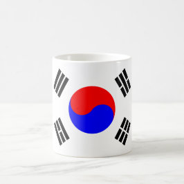 Südkoreanische Flagge Verwandlungstasse