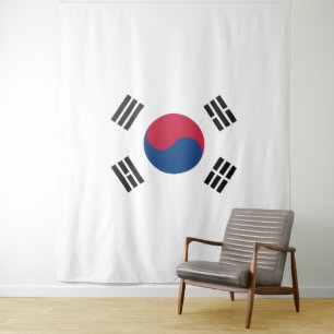 Südkoreanische Flagge Wandteppich