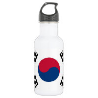 Südkoreanische Flasche zur Freiheit der Flagge
