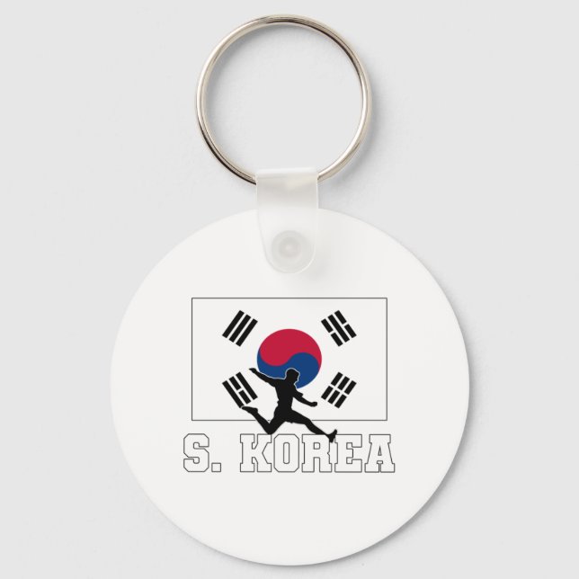 Südkoreanische Fußballmannschaft Schlüsselanhänger (Vorderseite)