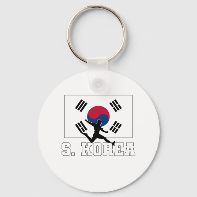 Südkoreanische Fußballnationalmannschaft Schlüsselanhänger (Vorderseite)