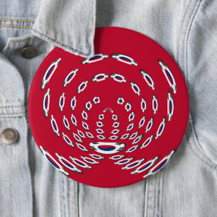 Südkoreanische Nationalflagge: Koreanischer Taegeu Button