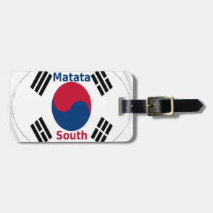 Südkoreanische Nationalflagge: Koreanischer Taegeu Gepäckanhänger