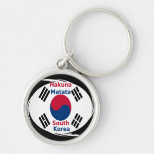 Südkoreanische Nationalflagge: Koreanischer Taegeu Schlüsselanhänger