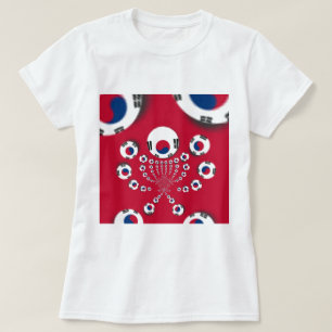 Südkoreanische Nationalflagge: Koreanischer Taegeu T-Shirt
